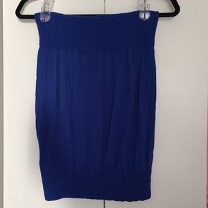 Royal blue Choice tube top
